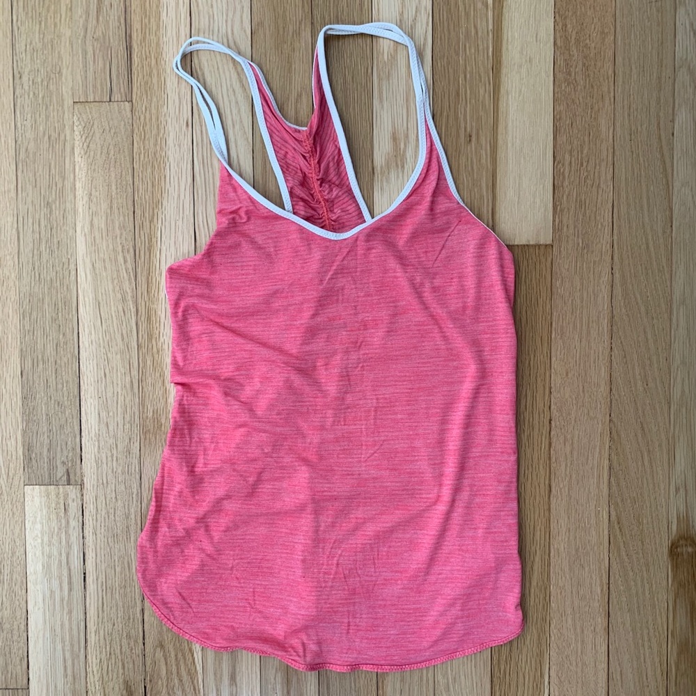 Lululemon pink racerback tank size 6